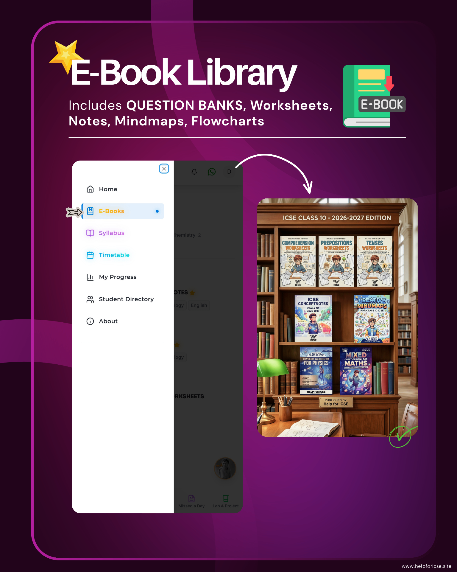 E-Book Library screenshot